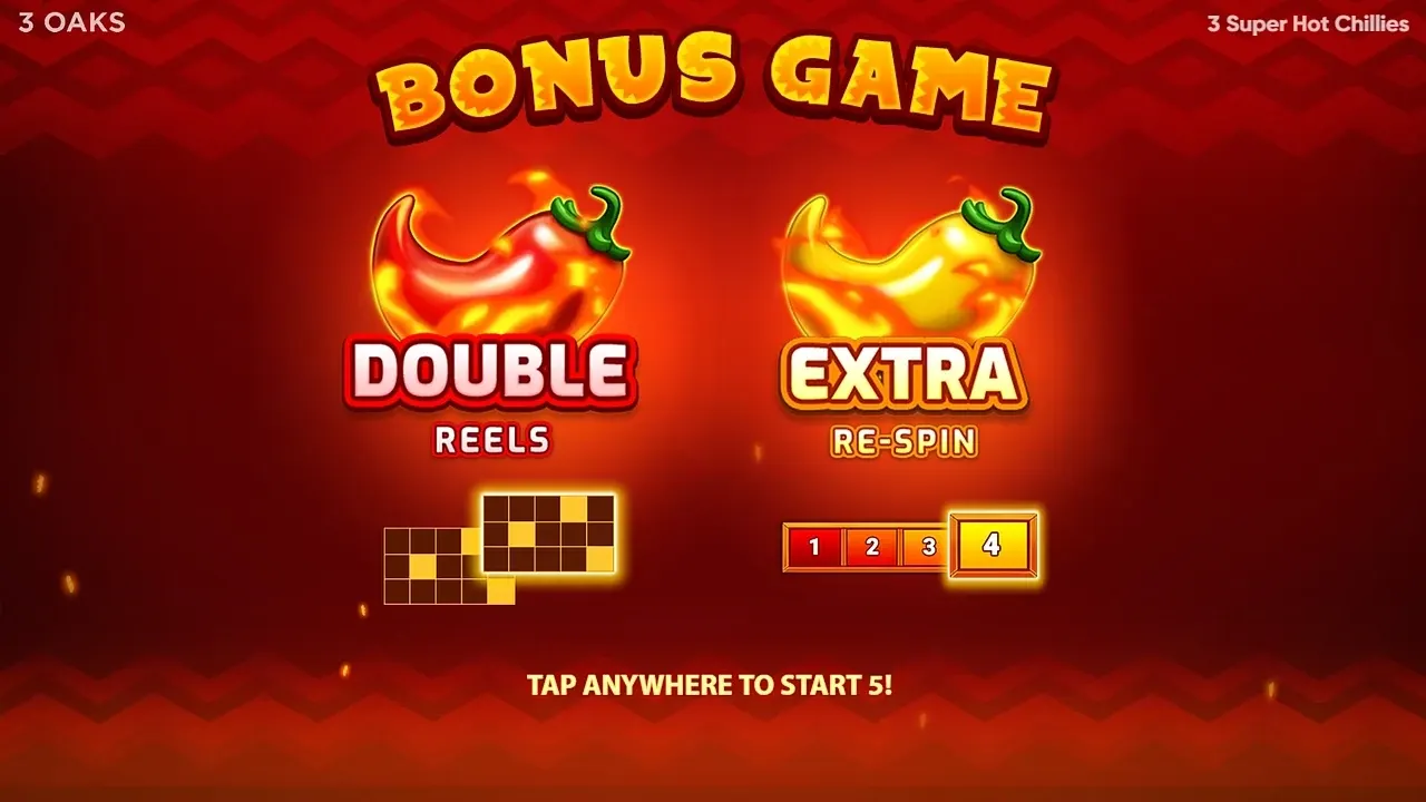 3 Super Hot Chillies game display, view 2