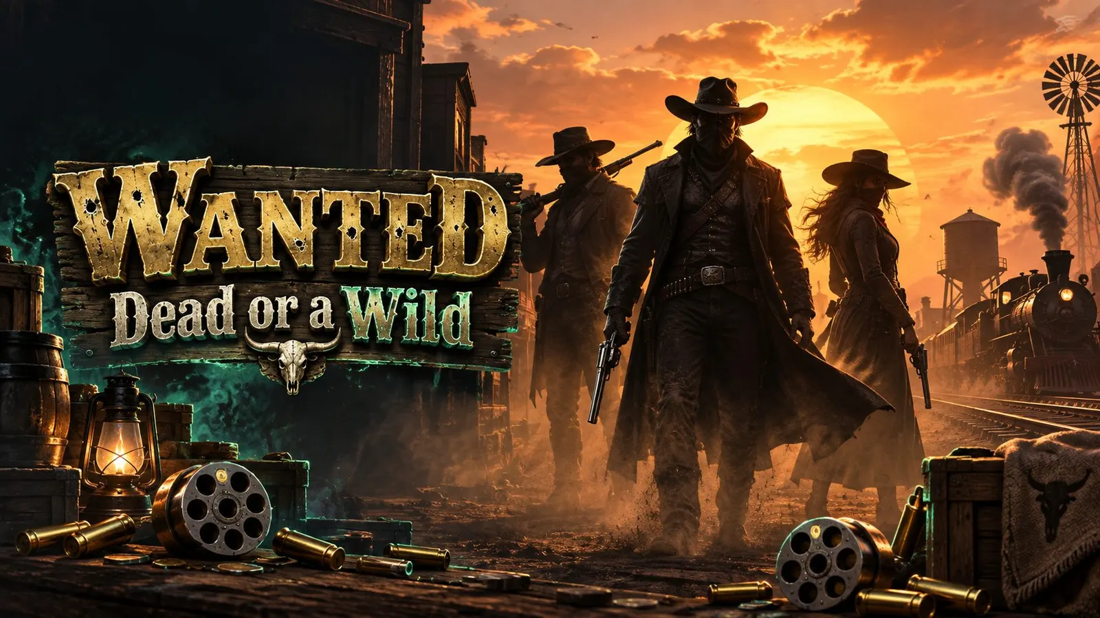 Original editorial artwork for Wanted Dead or a Wild